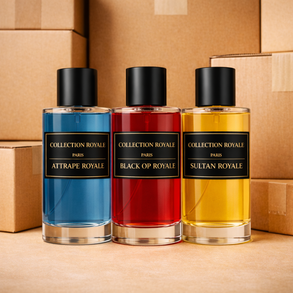 LOT DE  100 PARFUMS - COLLECTION ROYALE