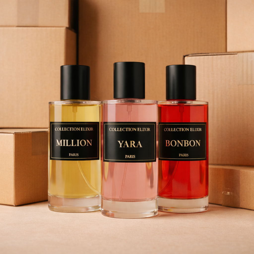 LOT DE 100 PARFUMS - COLLECTION ELIXIR